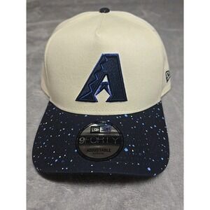 Arizona Diamondbacks New Era Speckle A-Frame 9FORTY Adjustable Hat - Cream New